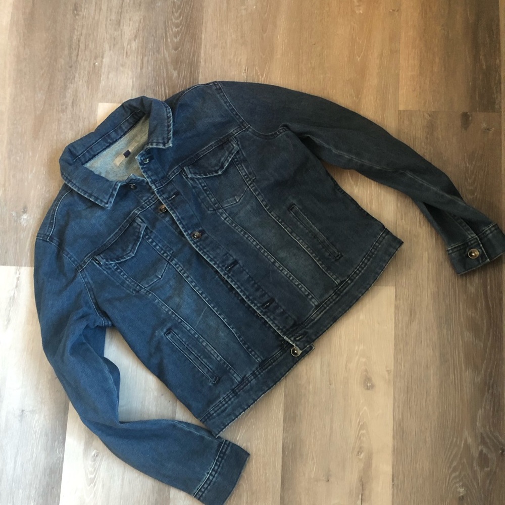 Denim American Flag Jacket